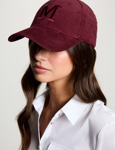 Corduroy pet pruim vrouw