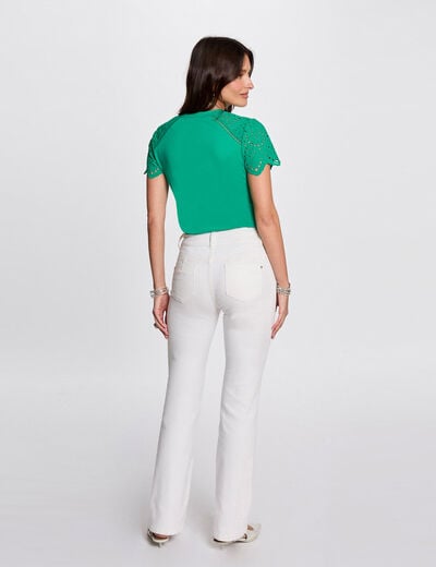 T-shirt met korte mouwen emerald groen vrouw