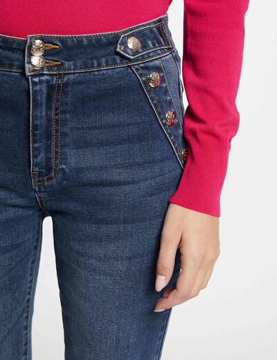 Aansluitende jeans met brugeffect jean stone vrouw