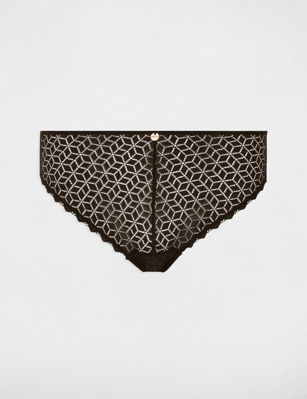 Culotte en dentelle noir femme