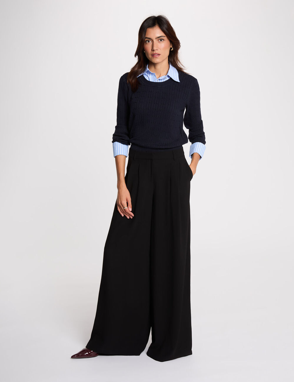 marineblauw vrouw