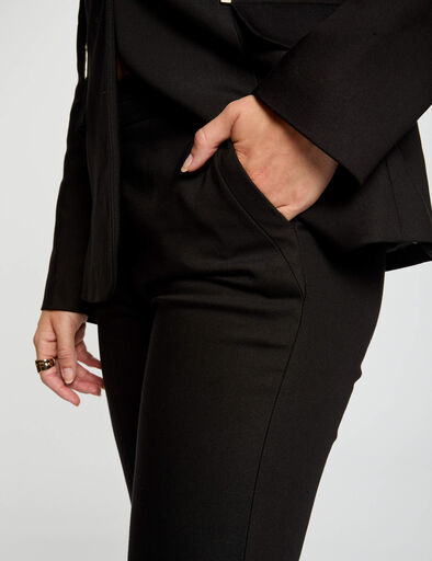 pantalon ajuste noir femme Pantalon ajusté noir femme