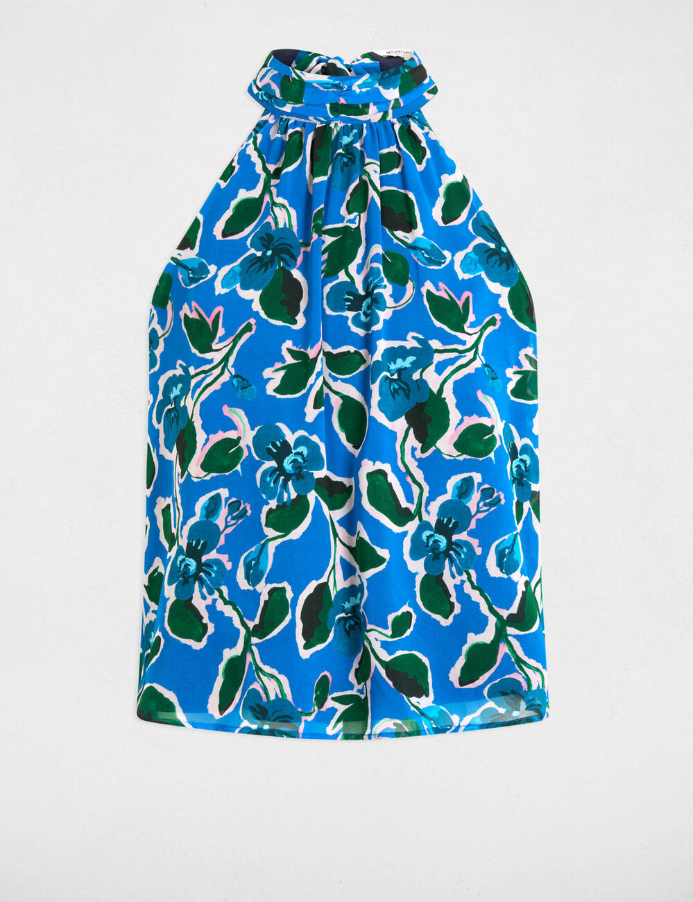 Blouse sans manches multicolore femme