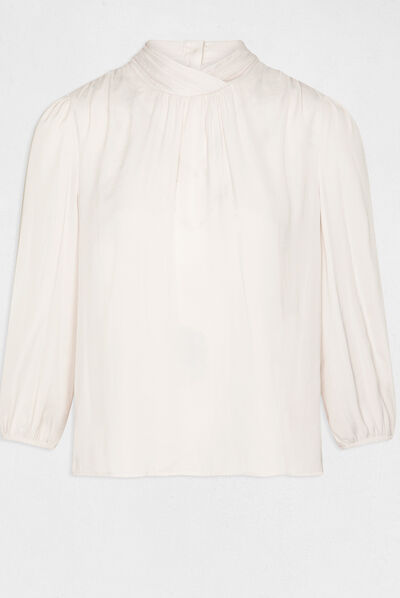 Blouse met 3/4 mouwen  vrouw