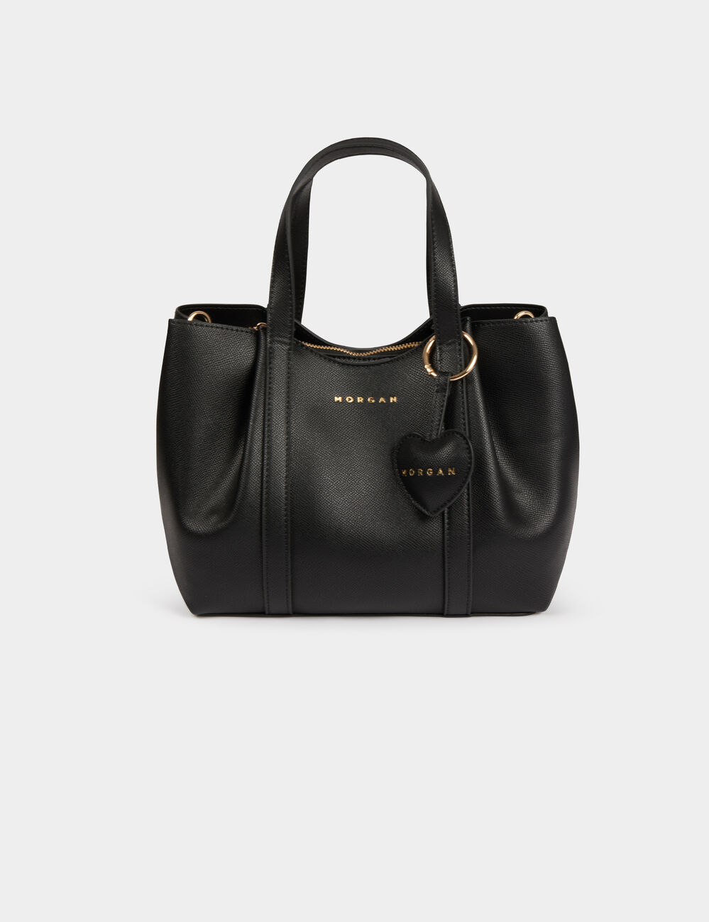 Shopper van imitatieleer zwart vrouw