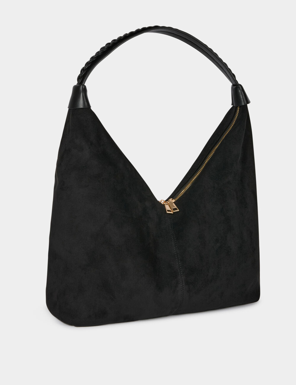 Sac hobo su&eacute;dine noir femme
