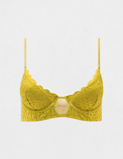 Soutien-gorge coques vert femme