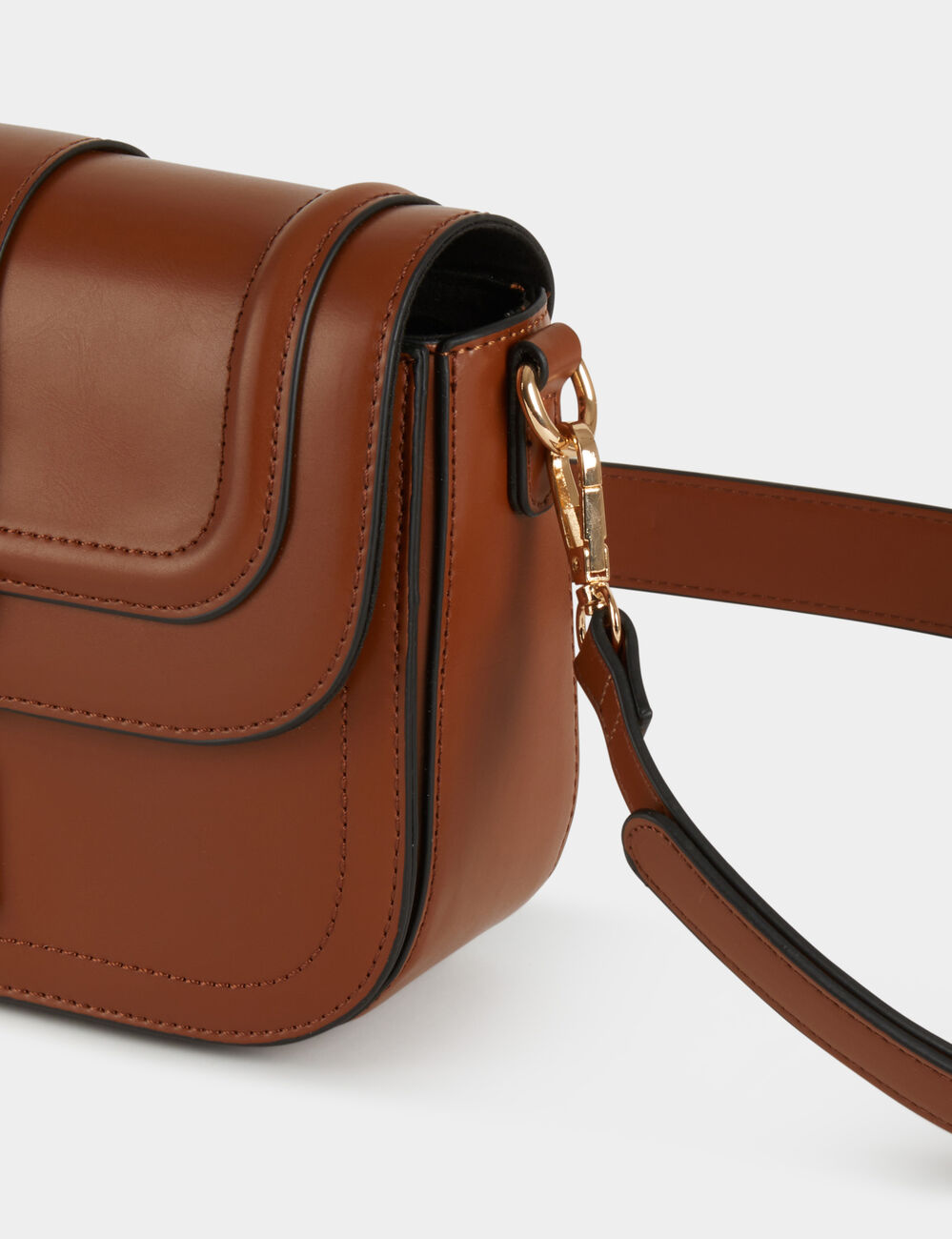 Sac en bandoulière camel femme
