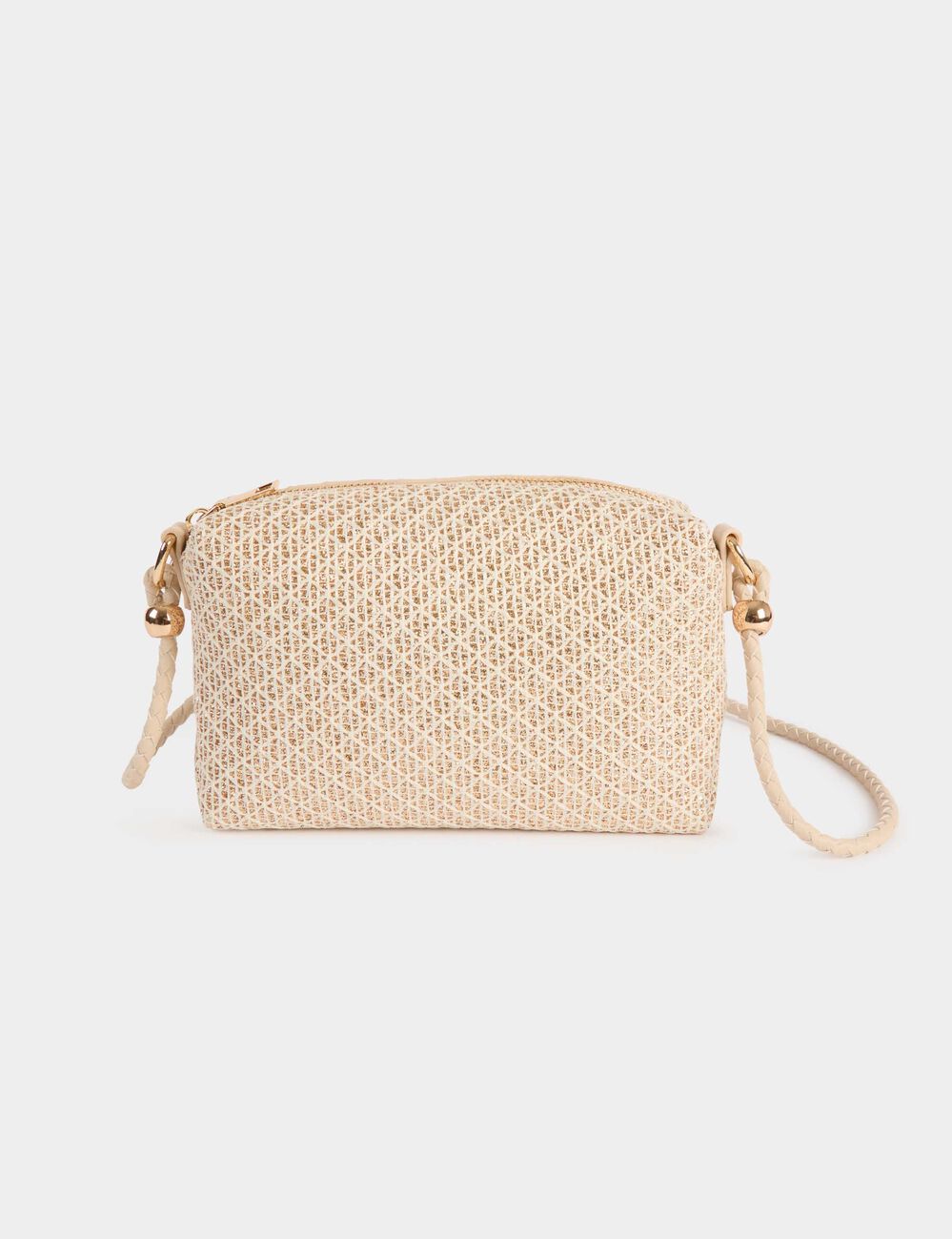 Sac bandouli&egrave;re jaune or femme