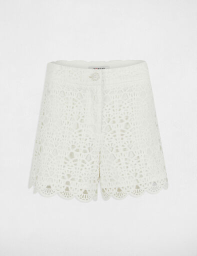 short large dentelle blanc femme Short large dentelle blanc femme
