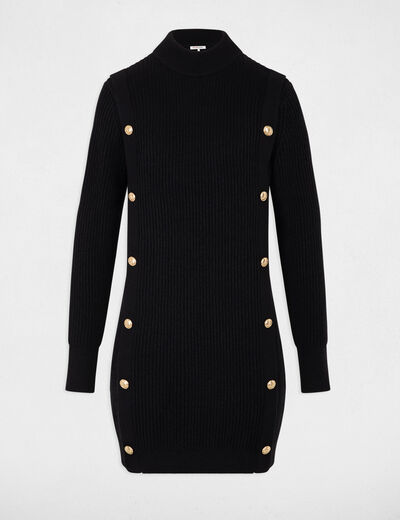 robe courte tricot noir femme Robe courte tricot noir femme