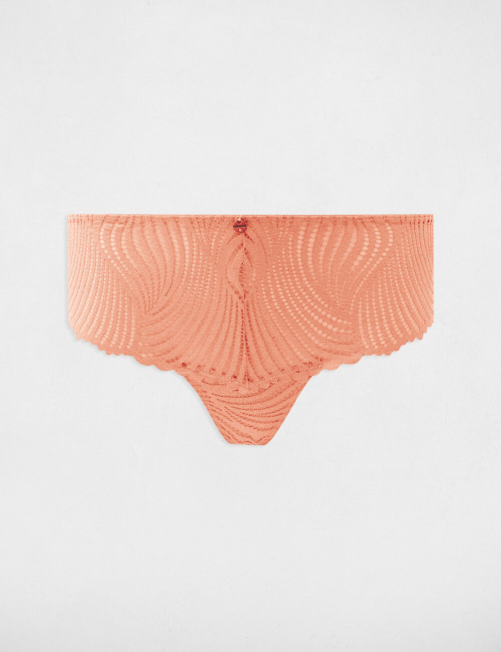 Kanten shorty marron clair vrouw