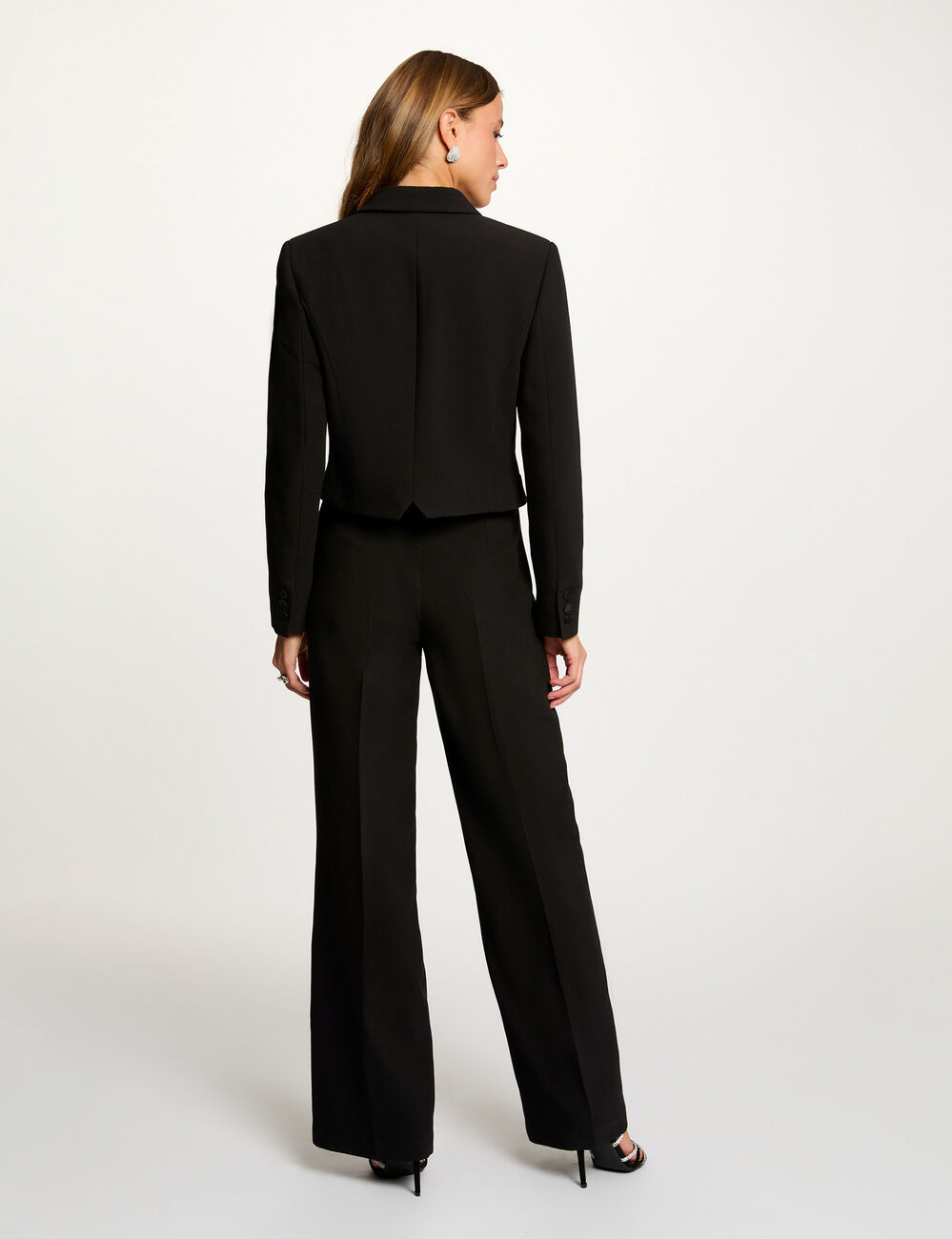 veste courte cache coeur noir femme Veste courte cache-coeur noir femme