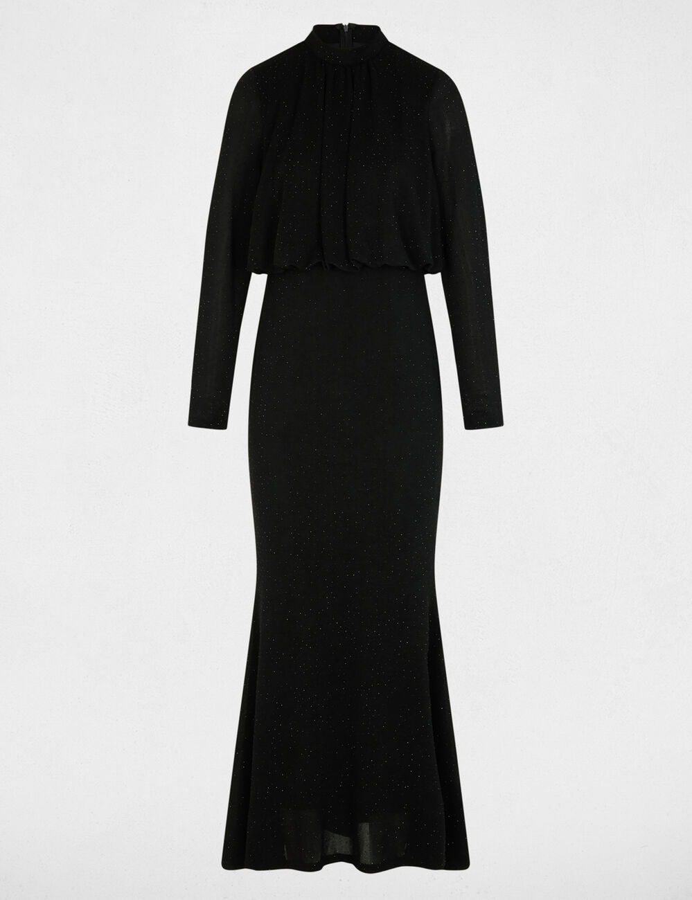 robe maille brillante noir femme Robe maille brillante noir femme