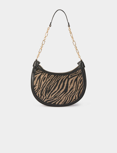 Zebra halve maantas zwart vrouw