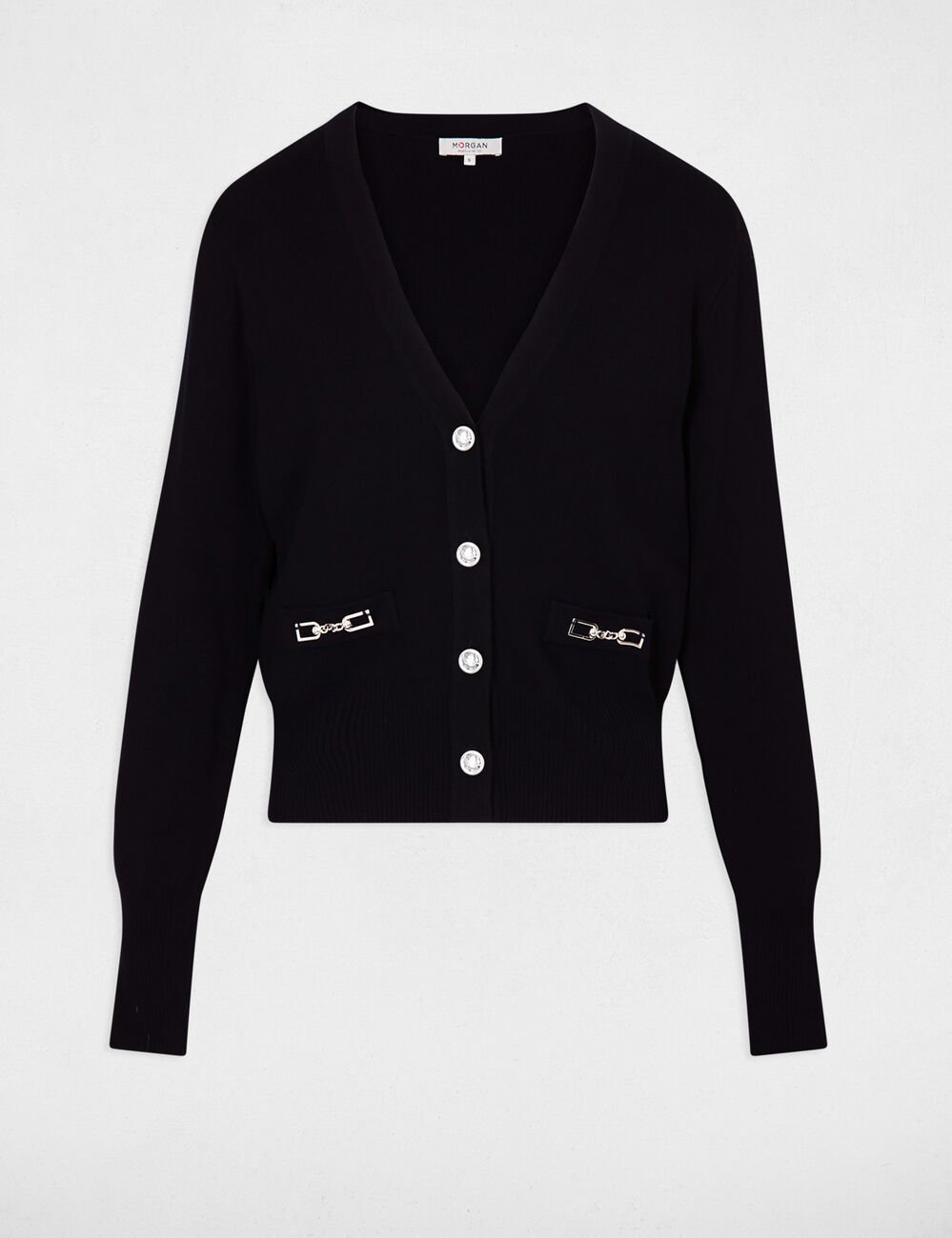 Gilet manches longues marine femme
