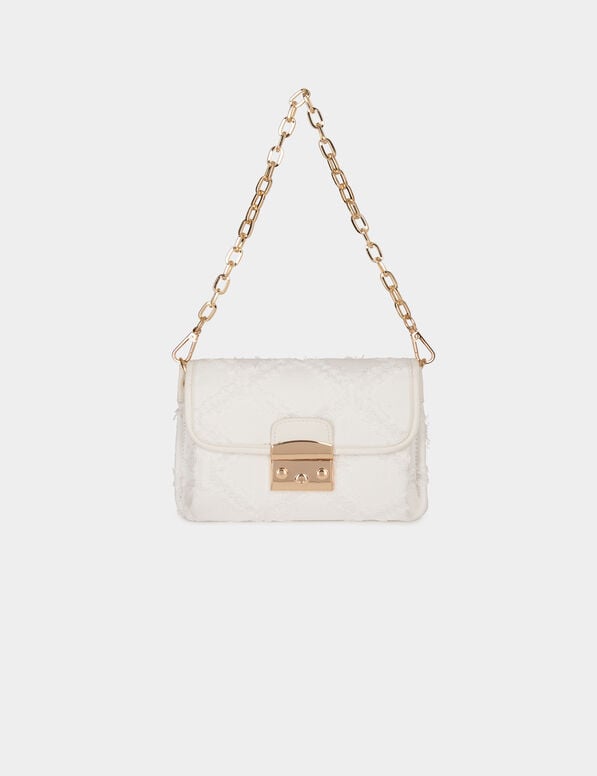 sac pochette a franges ivoire femme Sac pochette à franges ivoire femme