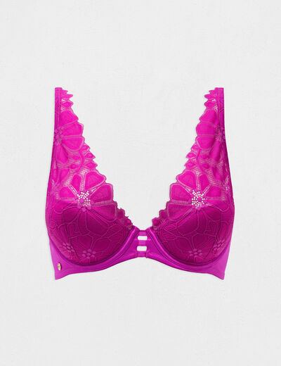 Soutien-gorge coques violet femme
