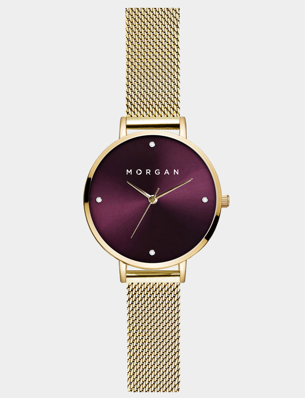 Montre classique jaune or femme