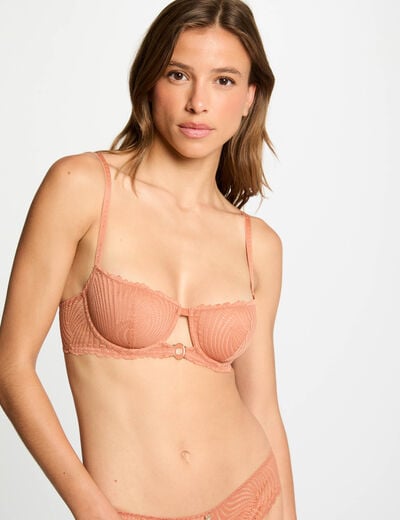 Beugelbeha marron clair vrouw