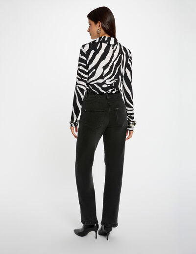 T-shirt manches longues noir femme