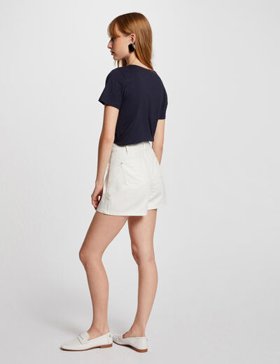 T-shirt à inscription marine femme