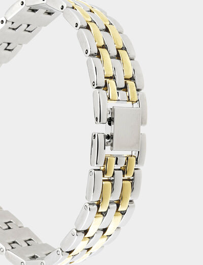 Montre classique jaune or femme