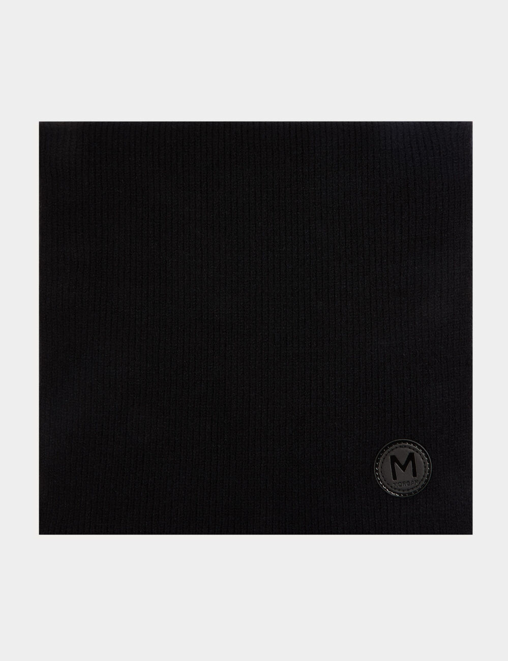 Écharpe patchwork noir femme