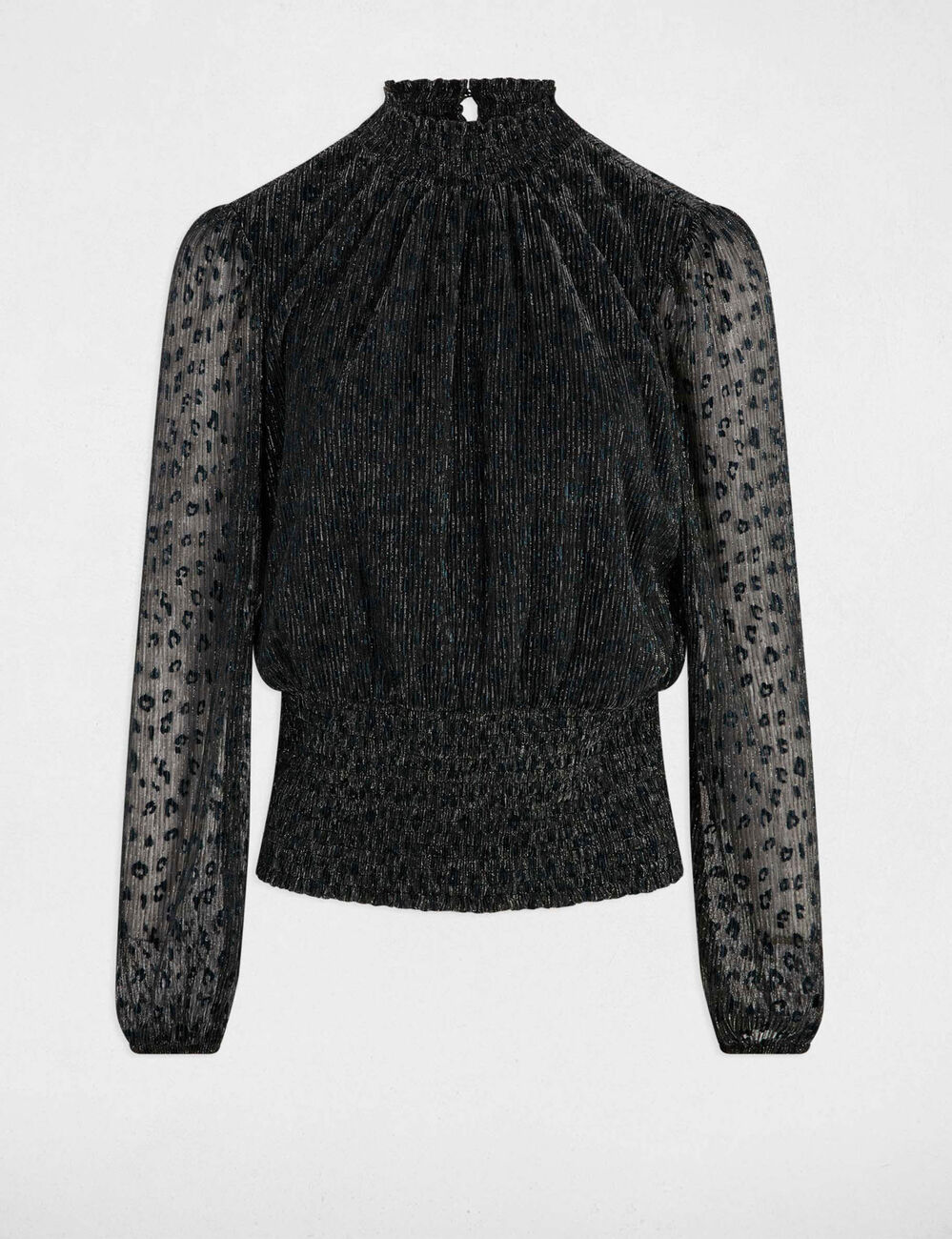 t shirt met opstaande kraag zwart vrouw T-shirt met opstaande kraag zwart vrouw