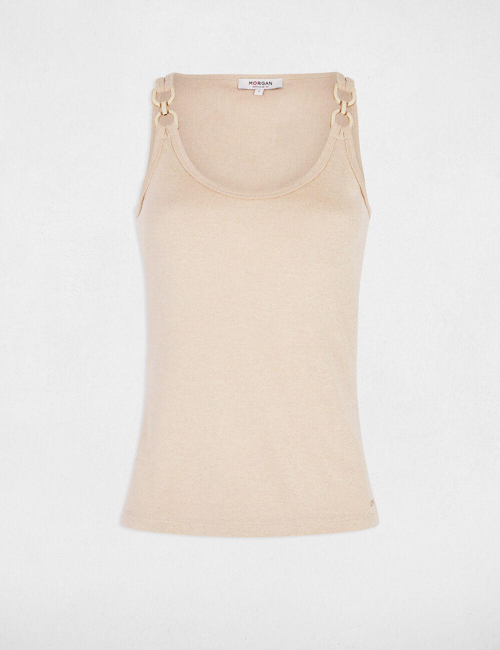 Débardeur sans manches sable femme