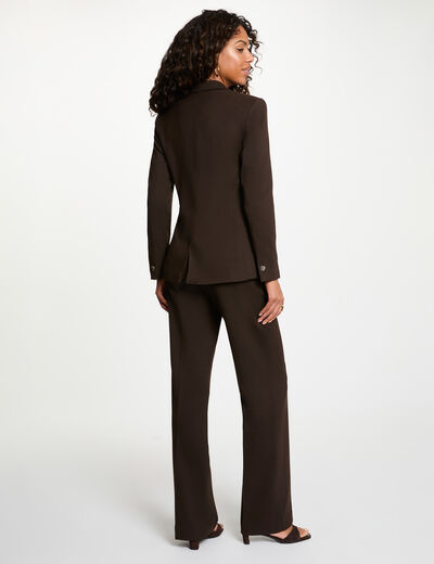 Blazer donker bruin vrouw