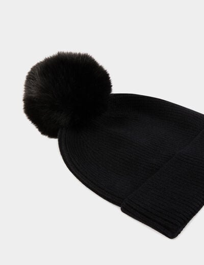 Muts met patch zwart vrouw