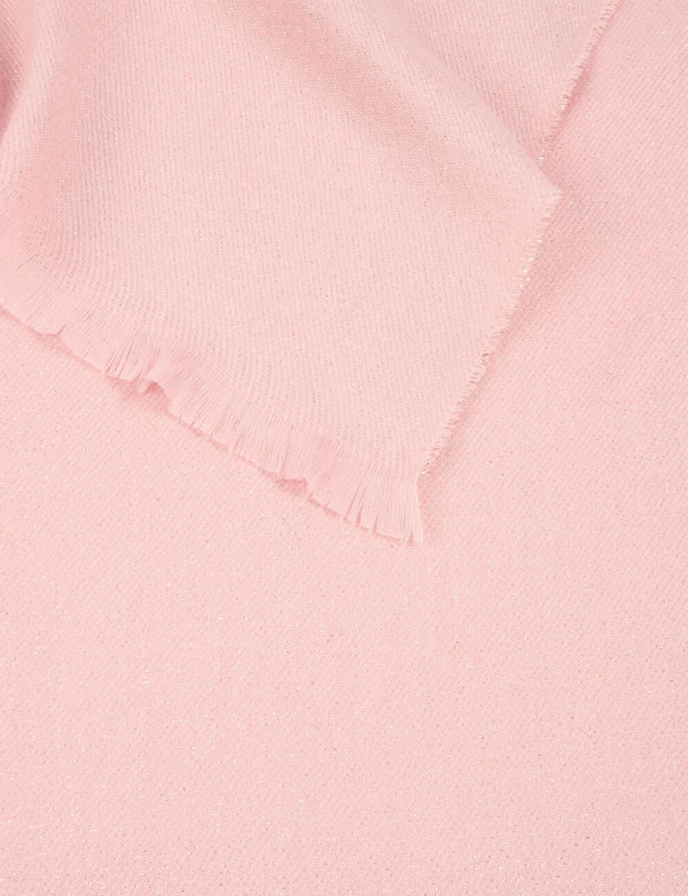 Écharpe rose poudrée femme