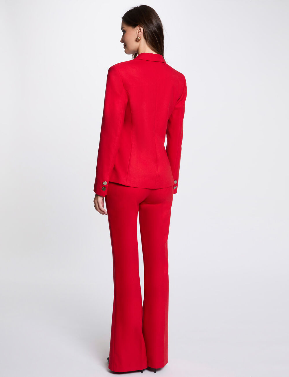 Halflange blazer rood vrouw