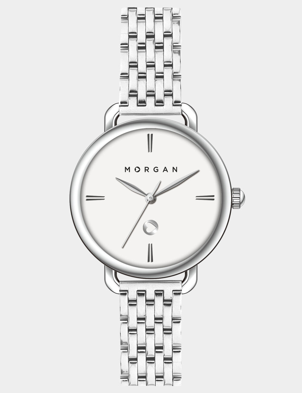 Montre couleur argent femme