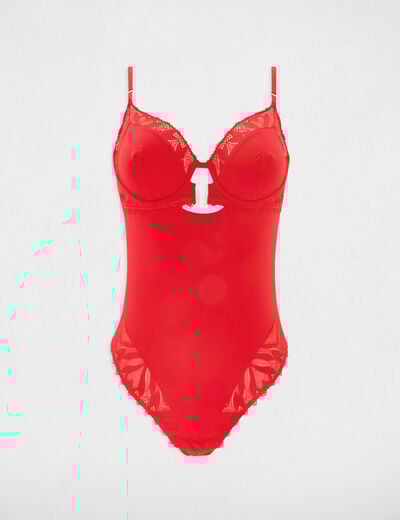 Tanga-body rood vrouw