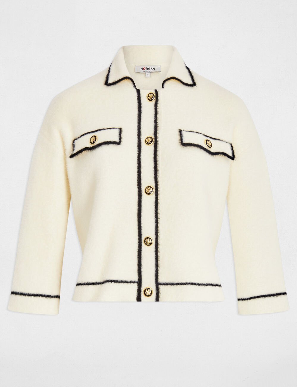 Kort, soepel vest helder wit vrouw