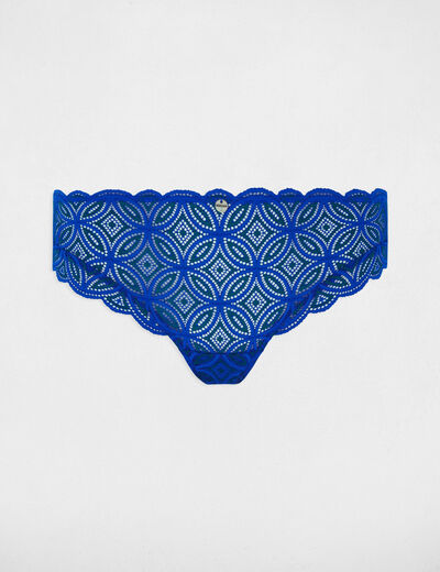 Kanten slip bleu vrouw
