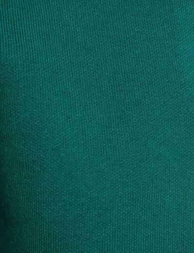 Teddy col trui groen vrouw