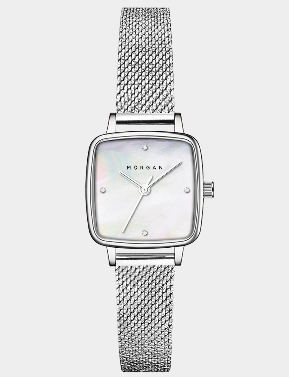 Montre couleur argent femme