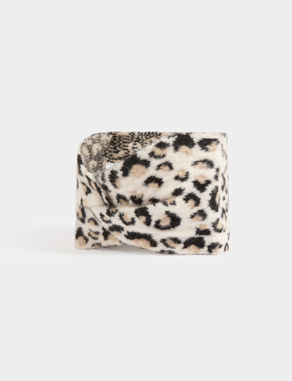 Haarband met luipaardprint meerkleurig vrouw