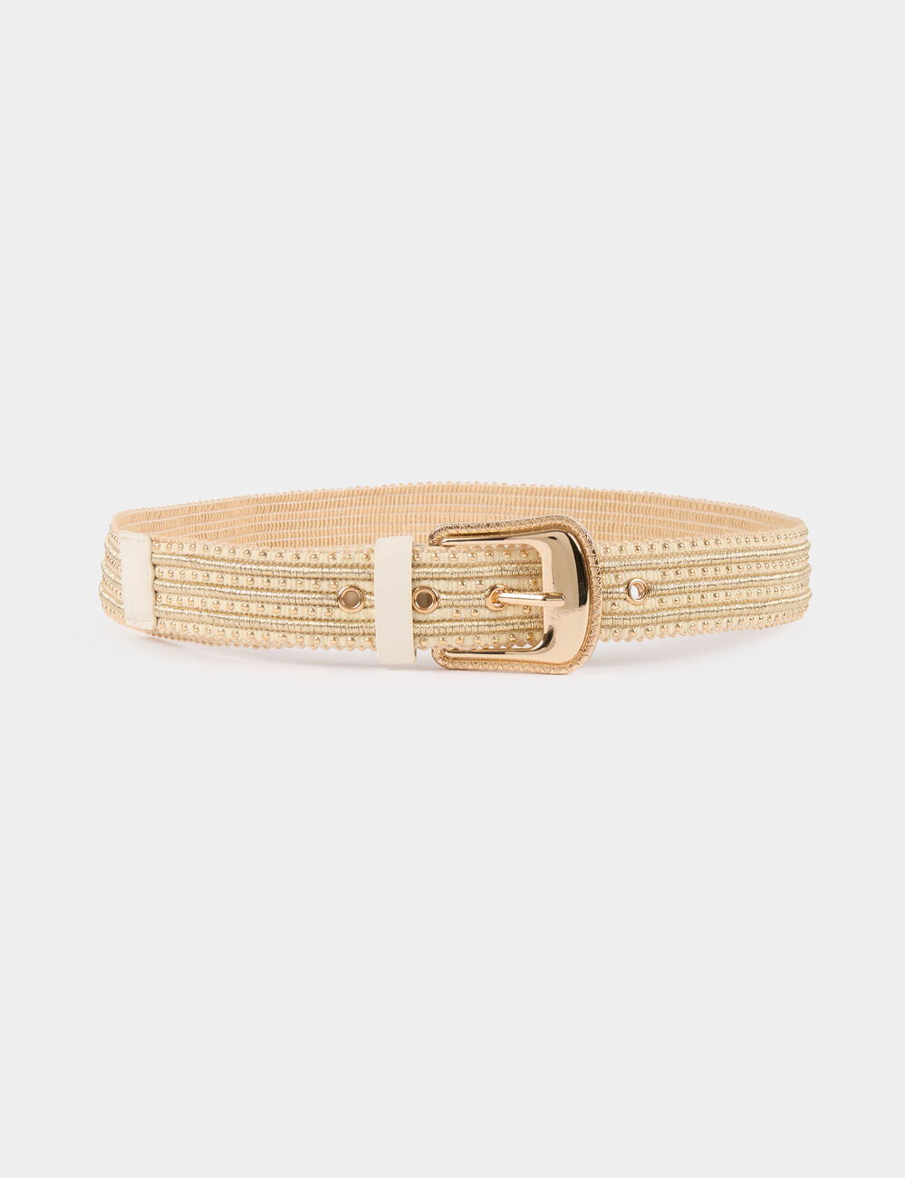 Riem met studs ivoor vrouw