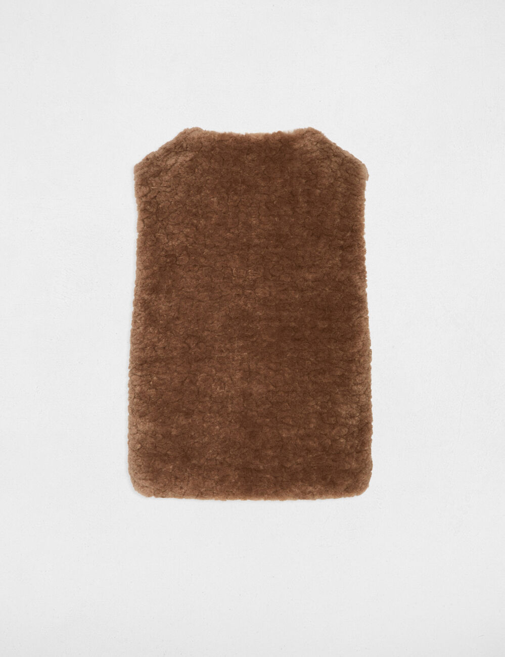 Faux-bontjes gilet bruin vrouw