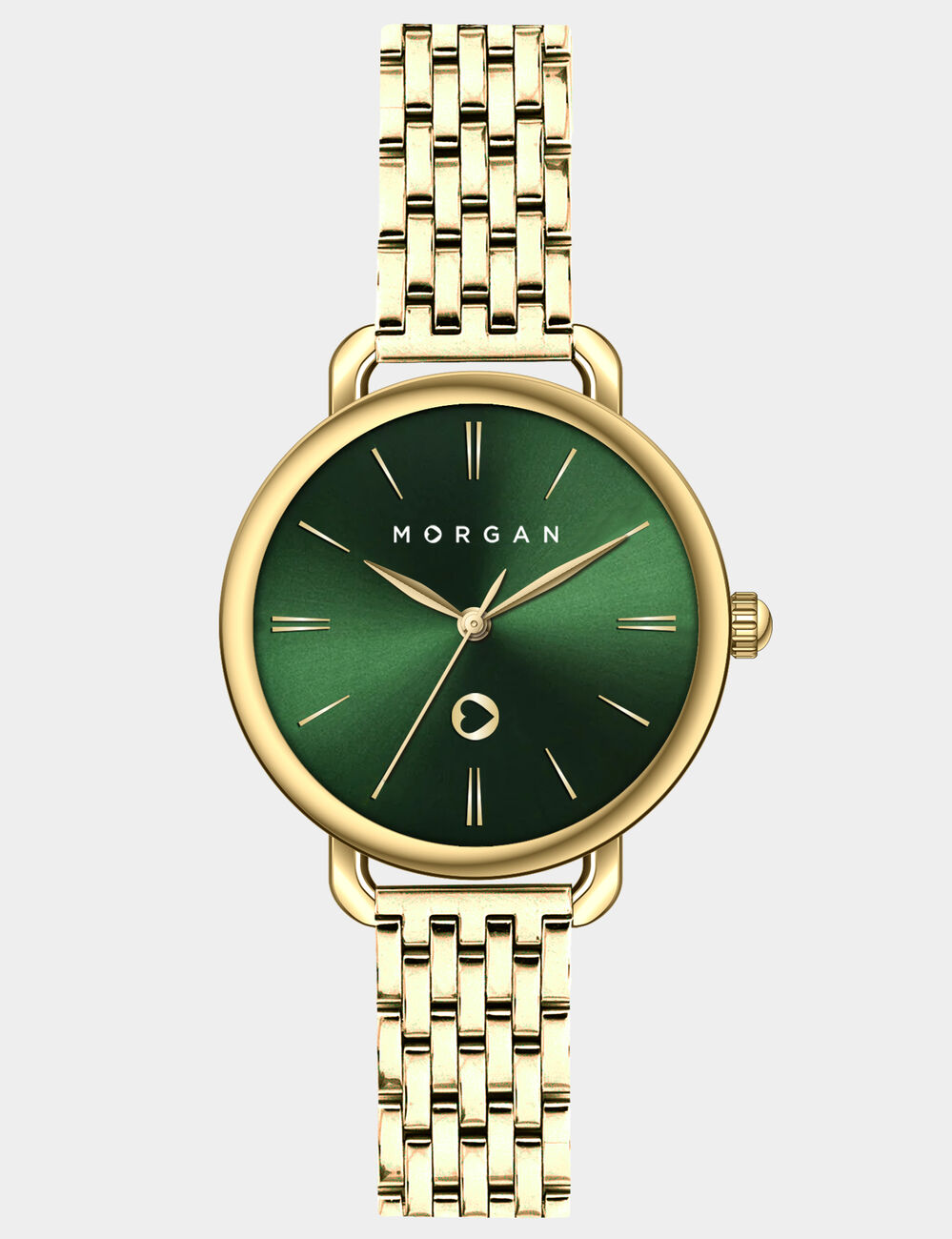 Montre classique jaune or femme
