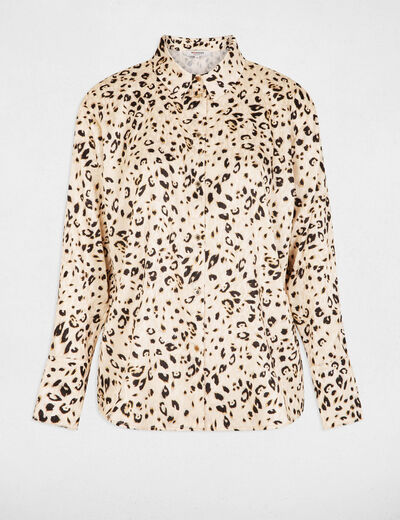 Chemise ajust&eacute;e multicolore femme