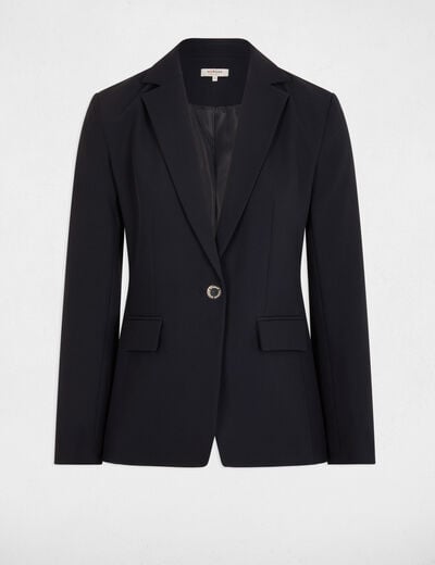 Blazerjas marineblauw vrouw