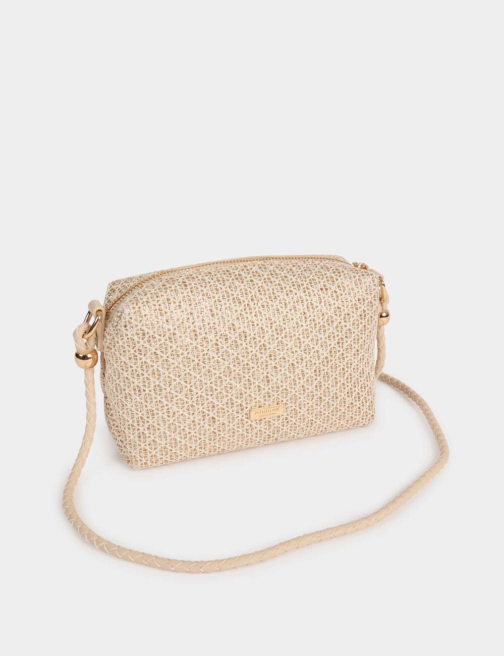 Sac bandouli&egrave;re jaune or femme