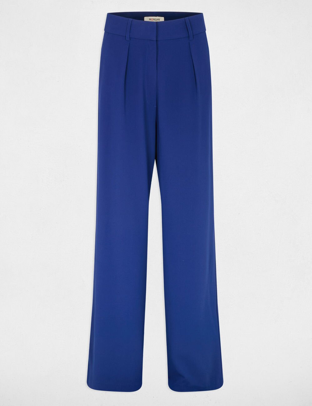 Pantalon large bleu pétrole femme