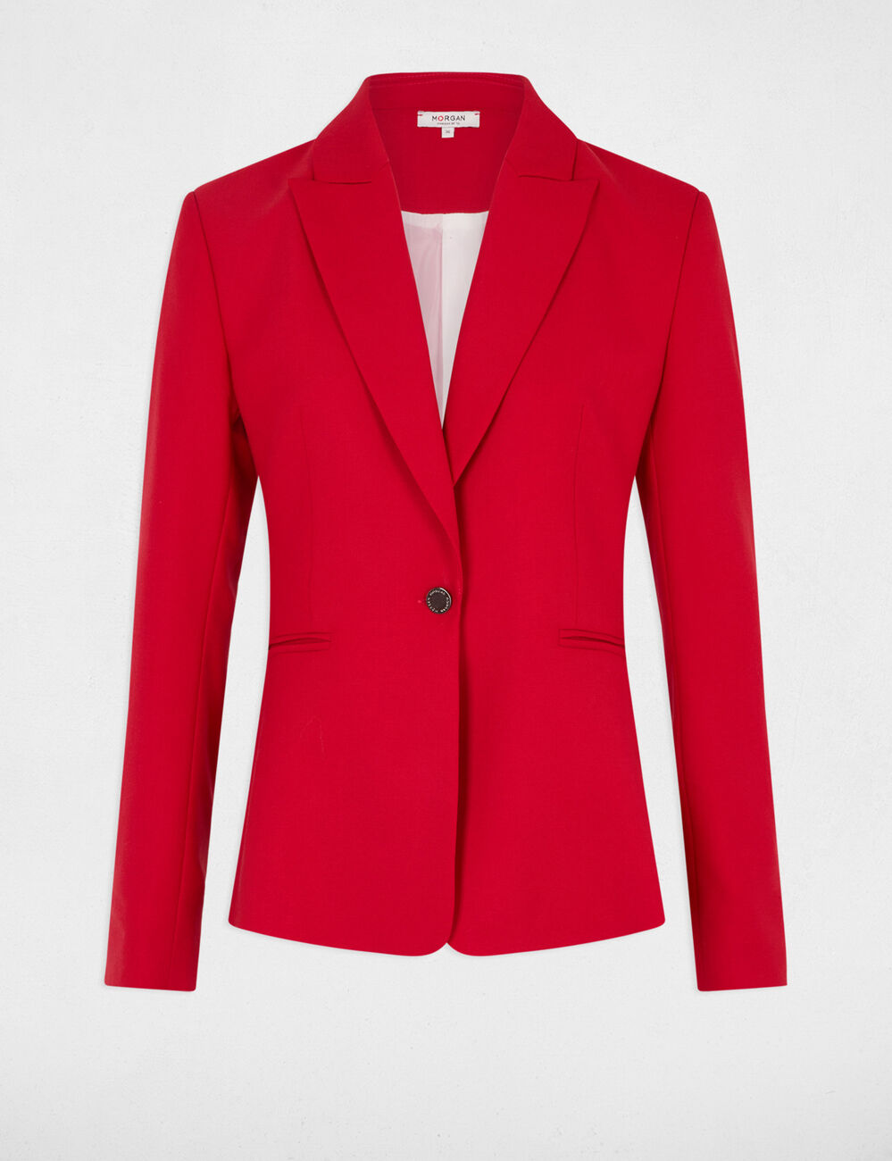 Halflange blazer rood vrouw