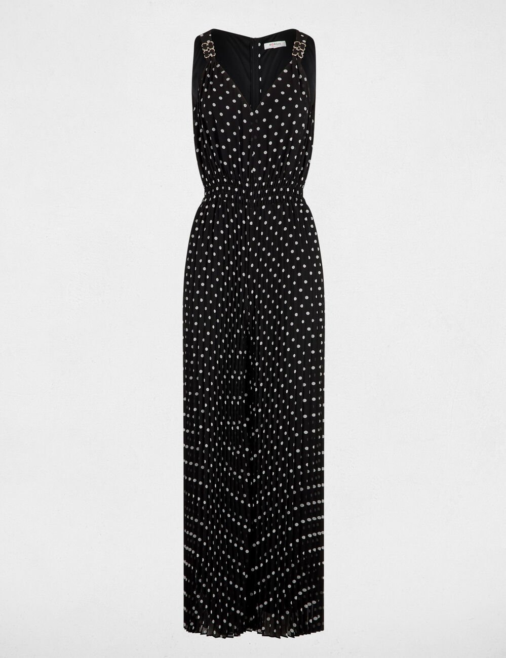 Pliss&eacute; jumpsuit meerkleurig vrouw